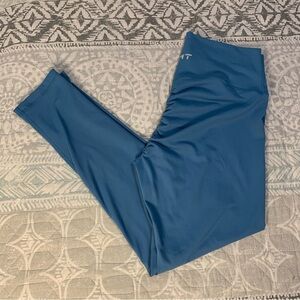 ECHT Blue scrunched butt Leggings